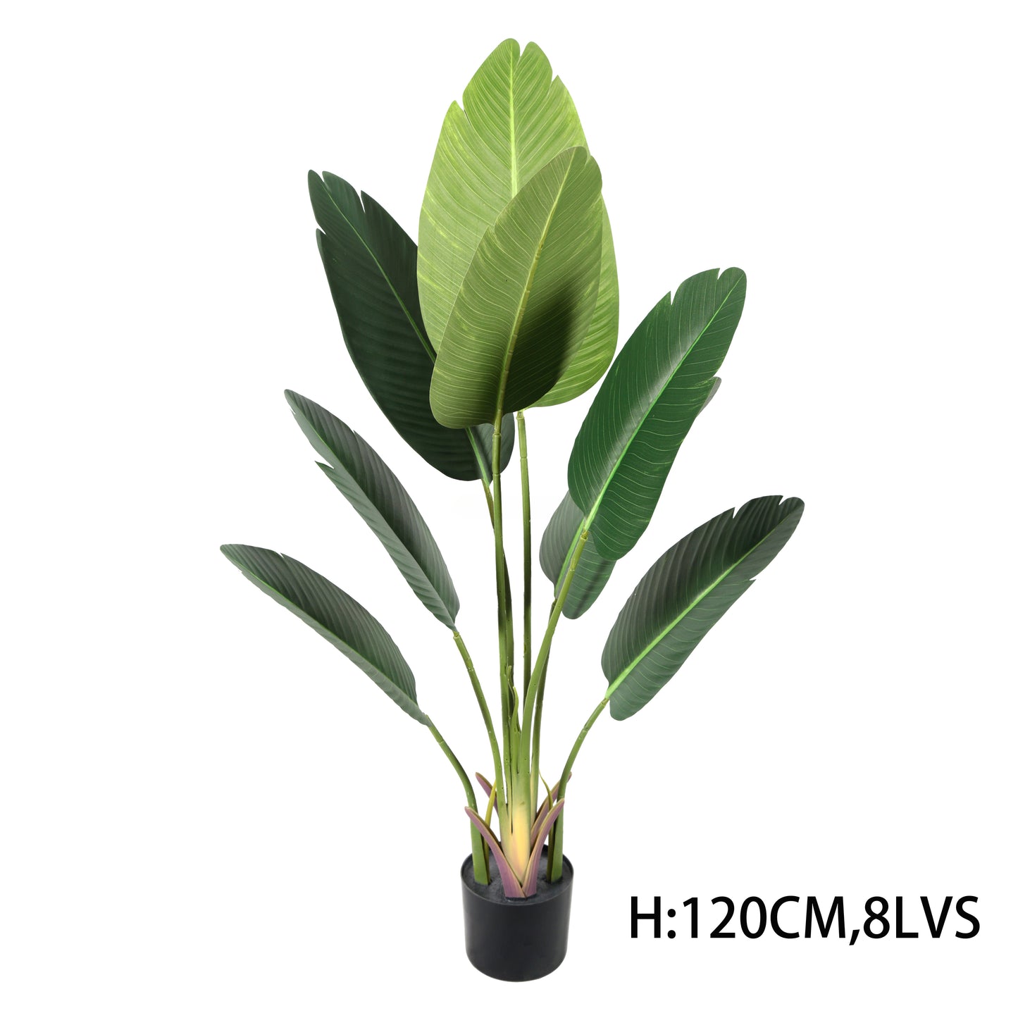 Factory Fake Bird Of Paradise Plant Real Touch Indoor Outdoor Artificial Tropical Palm Plant Traveler's Banana Tree Faux Tree Yooly Plants - YL12174