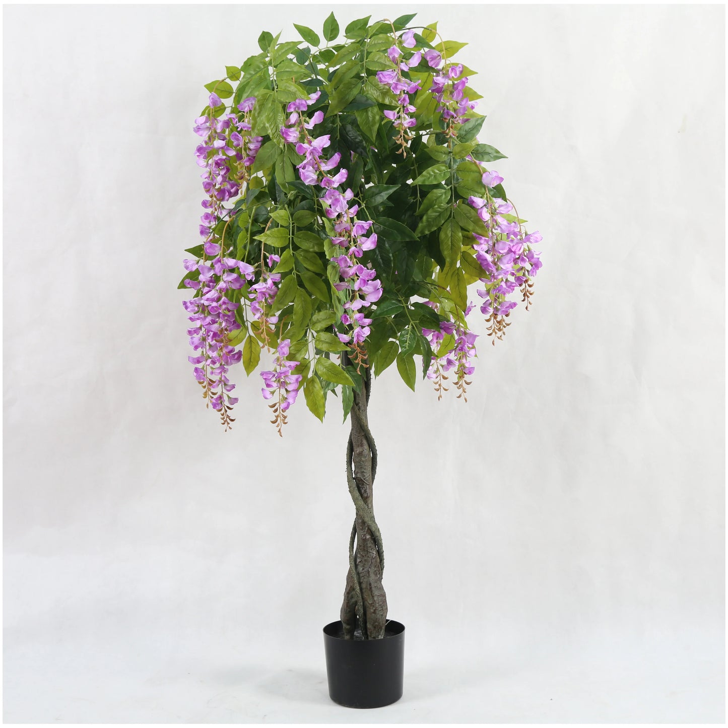 Factory Wholesale Real Touch Potted Faux Wisteria Flowers Tree Artificial White Wisteria Tree For Indoor Home Garden Decor Yooly Plants - YL4023