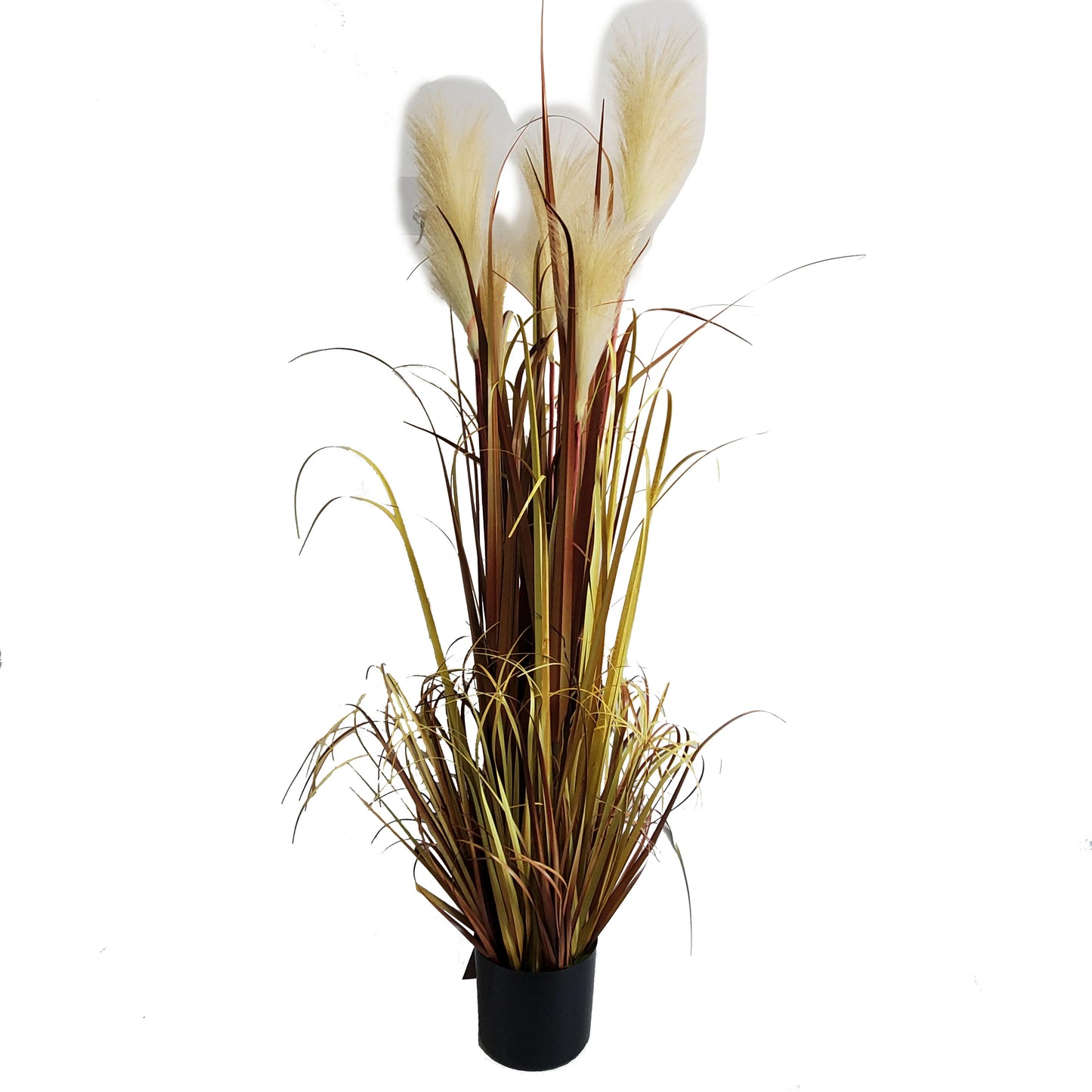 Plastic Timothy Grass Artificial Long Reed Grass Autumn Onion Grass Potted Plants Flower Pot for Home Garden Decor Yooly Plants - YLS0041