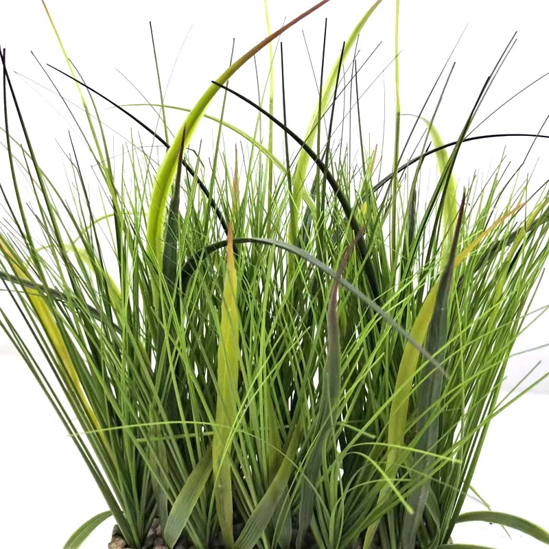 High Simulate Artificial Plants Onion Grass Potted Plastic Artificial Bonsai Green Plant for Garden Decoration Yooly Plants - YLS10004