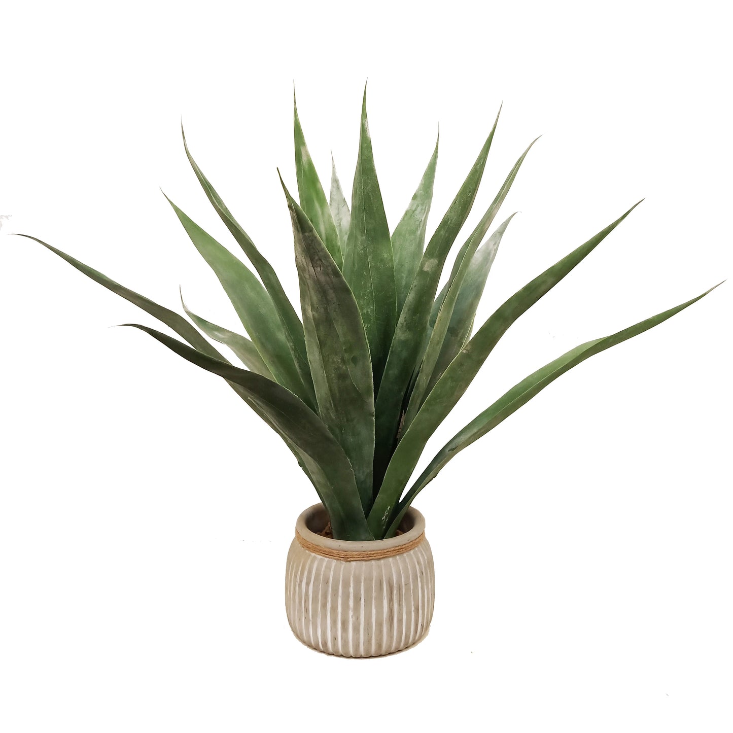 80CM 19 Leaves High Quality Faux Agave Sisal Plant Artificial Yucca Plant With Pot For Indoor Outdoor Decoration Yooly Plants - YL09601