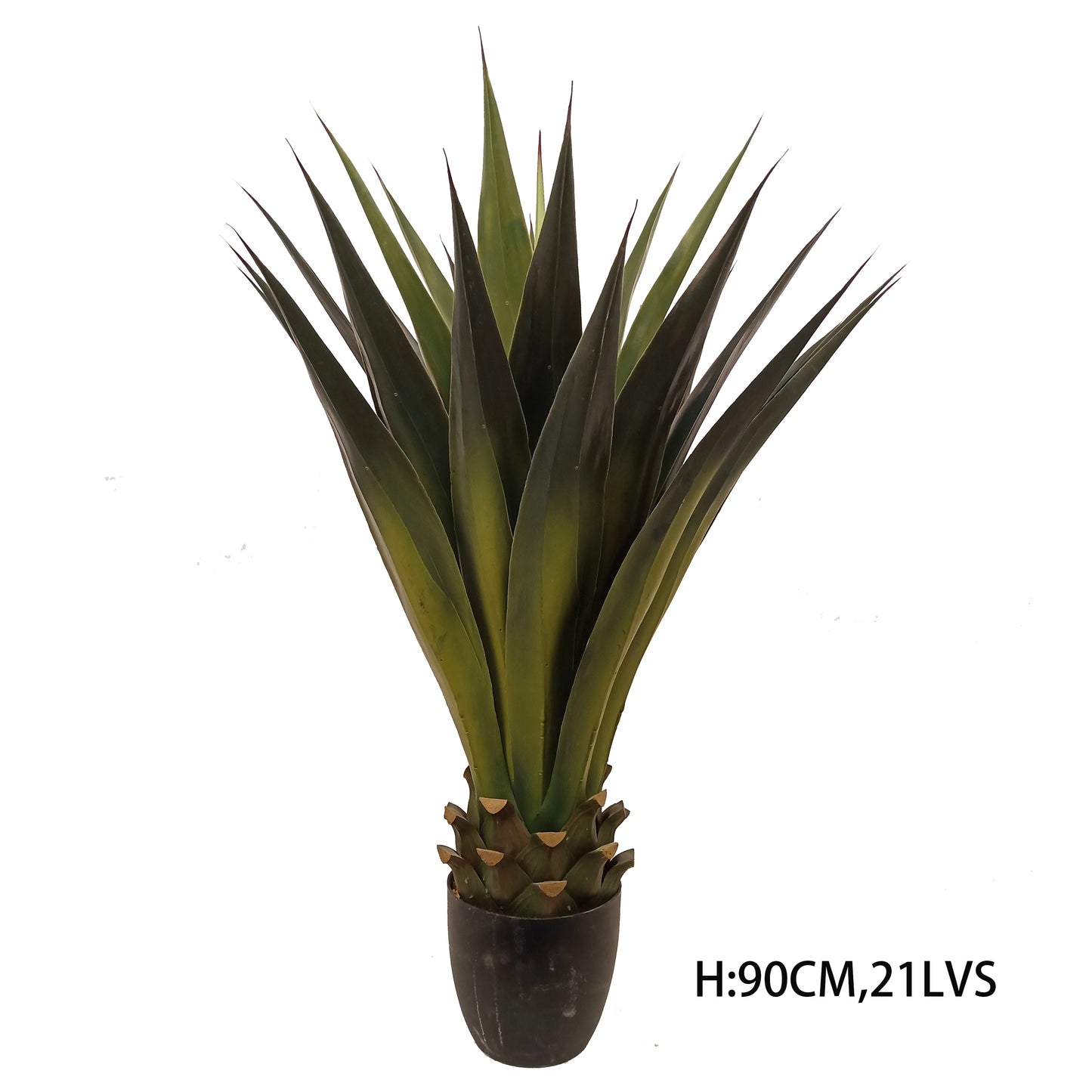 Outdoor 105CM 31 Leaves Faux Agave Sisalana Tropical Potted Bonsai Artificial Tree Fake Yucca Plants Decoration Yooly Plants - YL0312