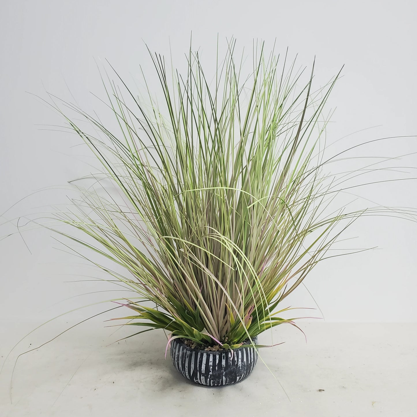 Pure Grass Ceramic Potted Plants Decor Plastic Artificial Grass For Indoor Decoration Yooly Plants - YLS0023