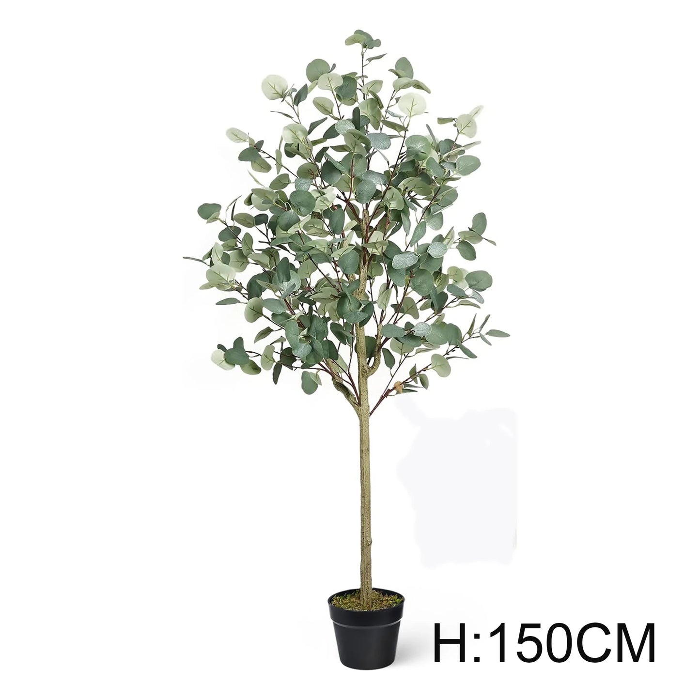 170CM Tall Artificial Eucalyptus Tree Plants Faux Money Tree for Decor Wedding Tree Yooly Plants - YL03420