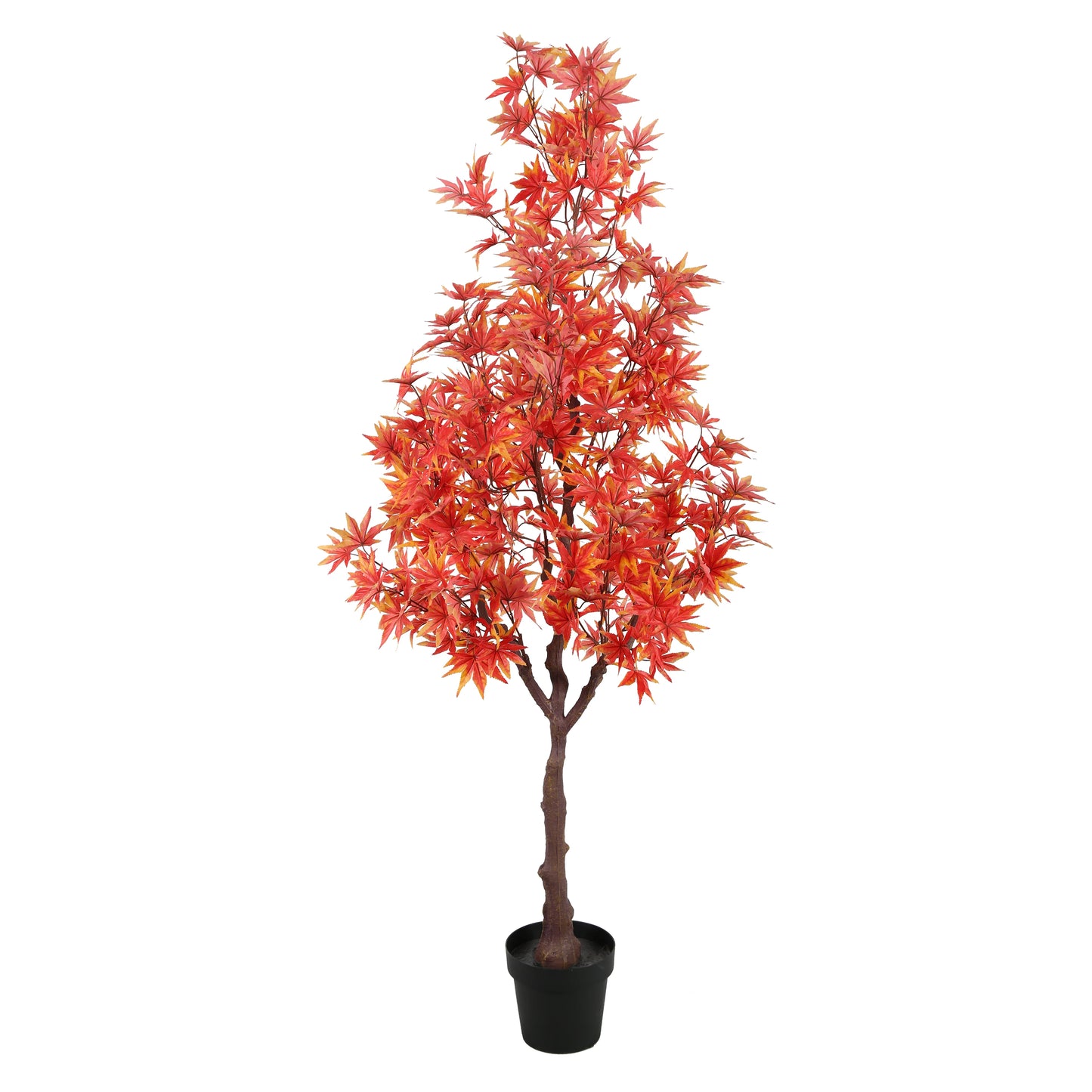 China Supplier 200CM House Plant Plastic Trunk Red Silk Leaves Fake Maple Tree Artificial Autumn In Pot For Interior Decor Yooly Plants - YL1061