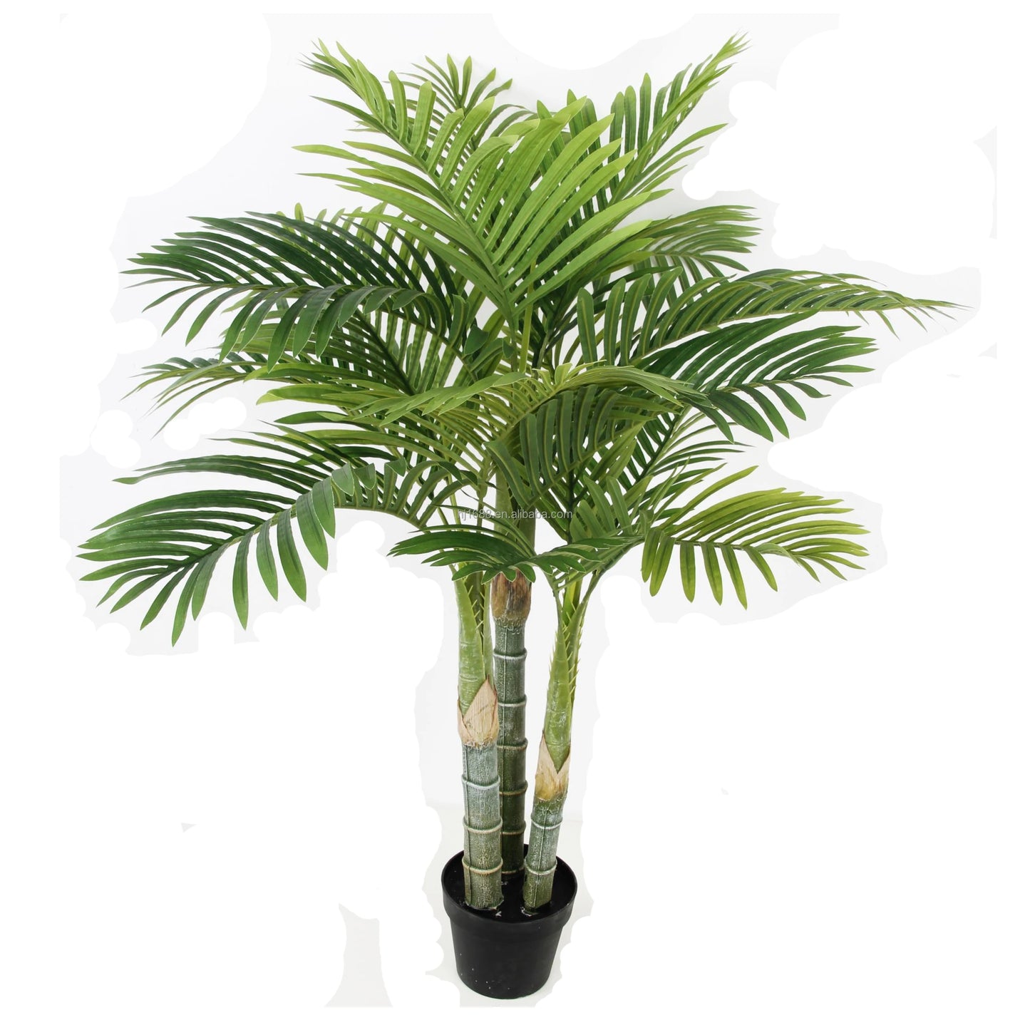 210cm 7ft High Simulation 3 Trunks 27 Leaves Plastic Tropical Areca Palm Plant China Manufacturer UV Proof Artificial Palm Tree Yooly Plants - YL3001