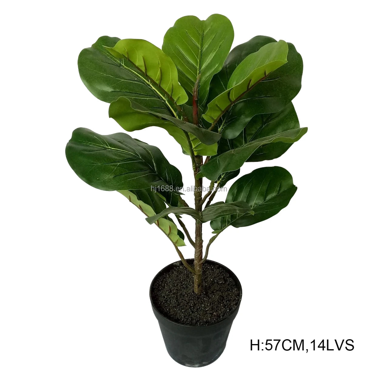 Anti-UV Indoor Hotel House Home Office Decoration 72in 6ft 180cm Fake Ficus Lyrata Plant Artificial Fiddle Leaf Fig Tree in Pot Yooly Plants - YL08109