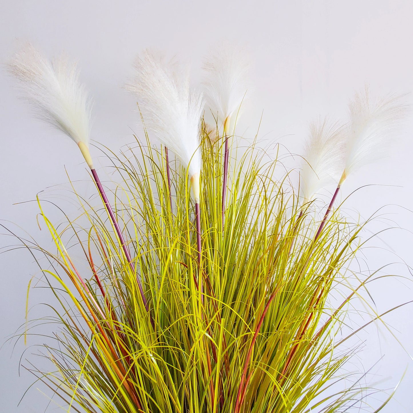 Tall Faux Fluffy Pampas Floral Large Artificial Pompous Grass Branches Plants for Floor Decorations for Home Sapin Artificial Yooly Plants - YLS0059