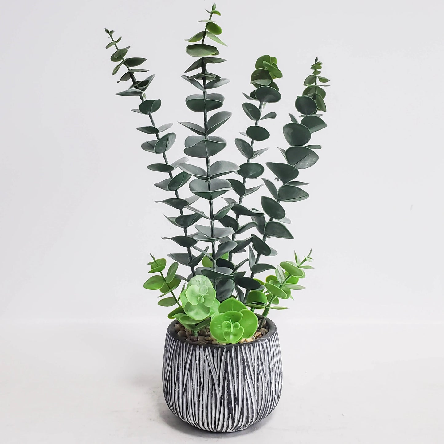 Artificial Eucalyptus Leaves Potted Plant Eucalyptus Natural Green Leaves Dried Eucalyptus Leaves for Home Decorations Yooly Plants - YLS0014