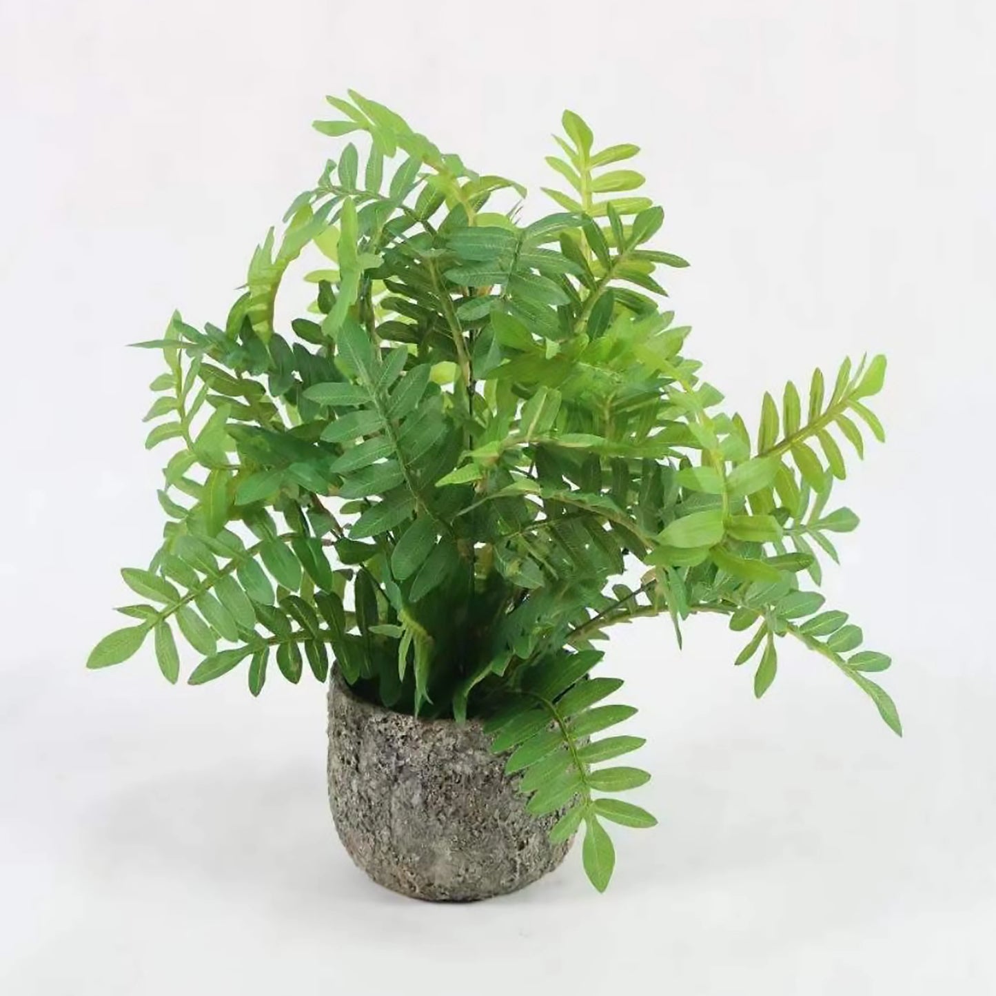 Set of 3 Mini Potted Plastic Faux Plants Office Table Decorative Rosemary Bonsai Artificial Eucalyptus Plants Yooly Plants - YL09996