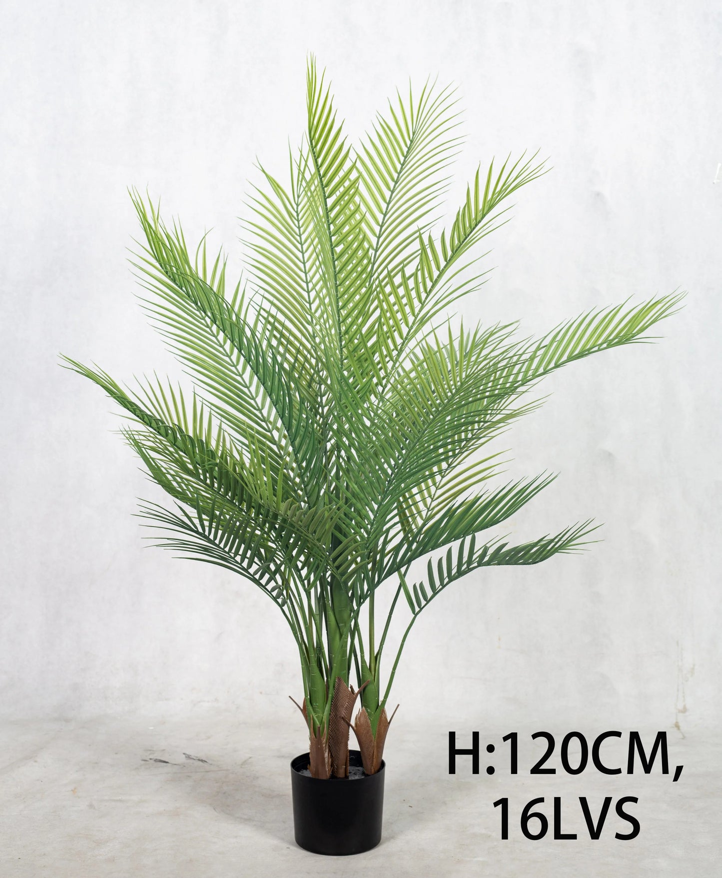 New Arrival 120cm 150cm 180cm High Quality Faux Potted Green Leaves Tropical Artificial Palm Tree For Living Room Art Decor Yooly Plants - YL0739