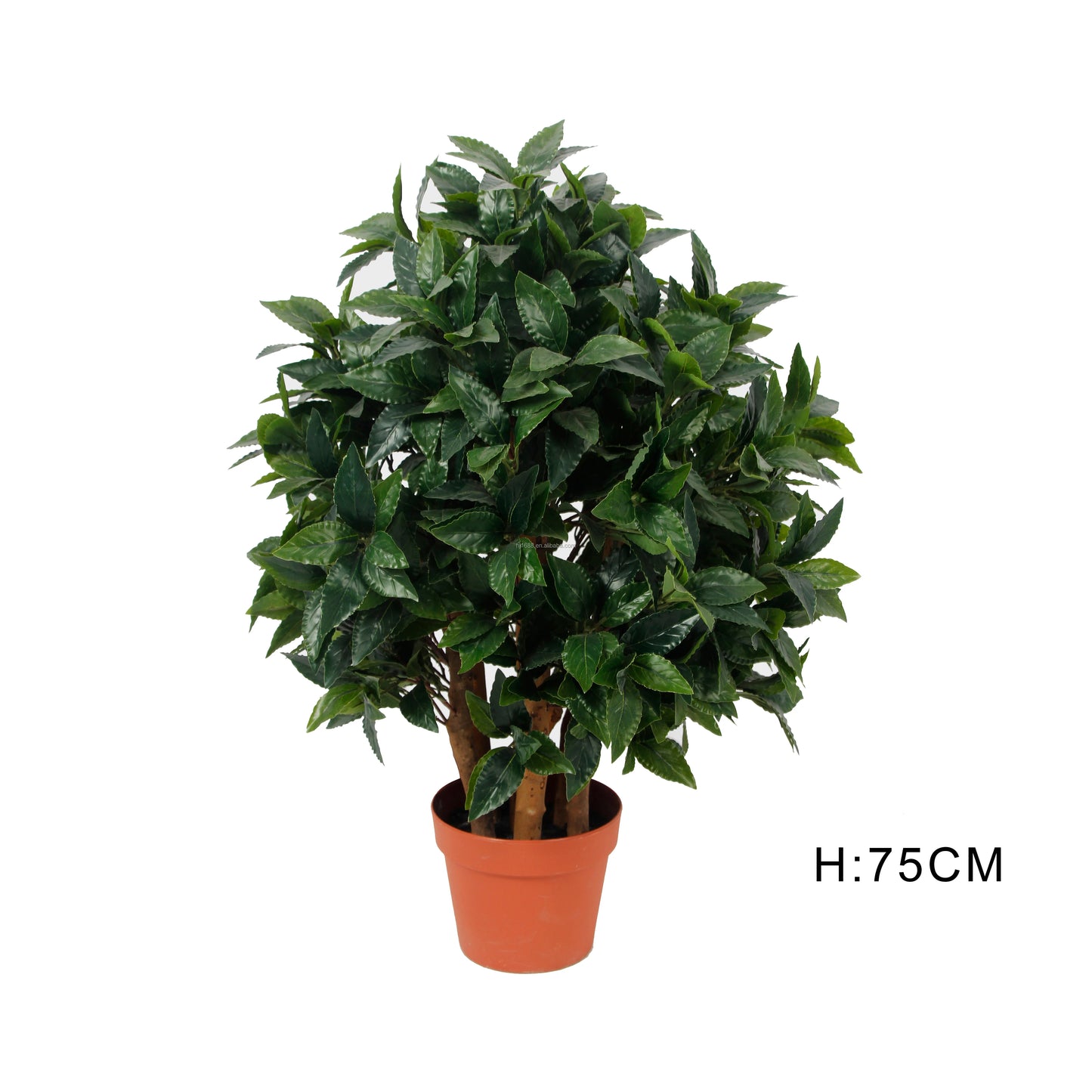 4ft Plastic Artificial Plants Bonsai Topiary Ball Fake Bay Leaf Laurel Tree For Home Decor Yooly Plants - YL07769