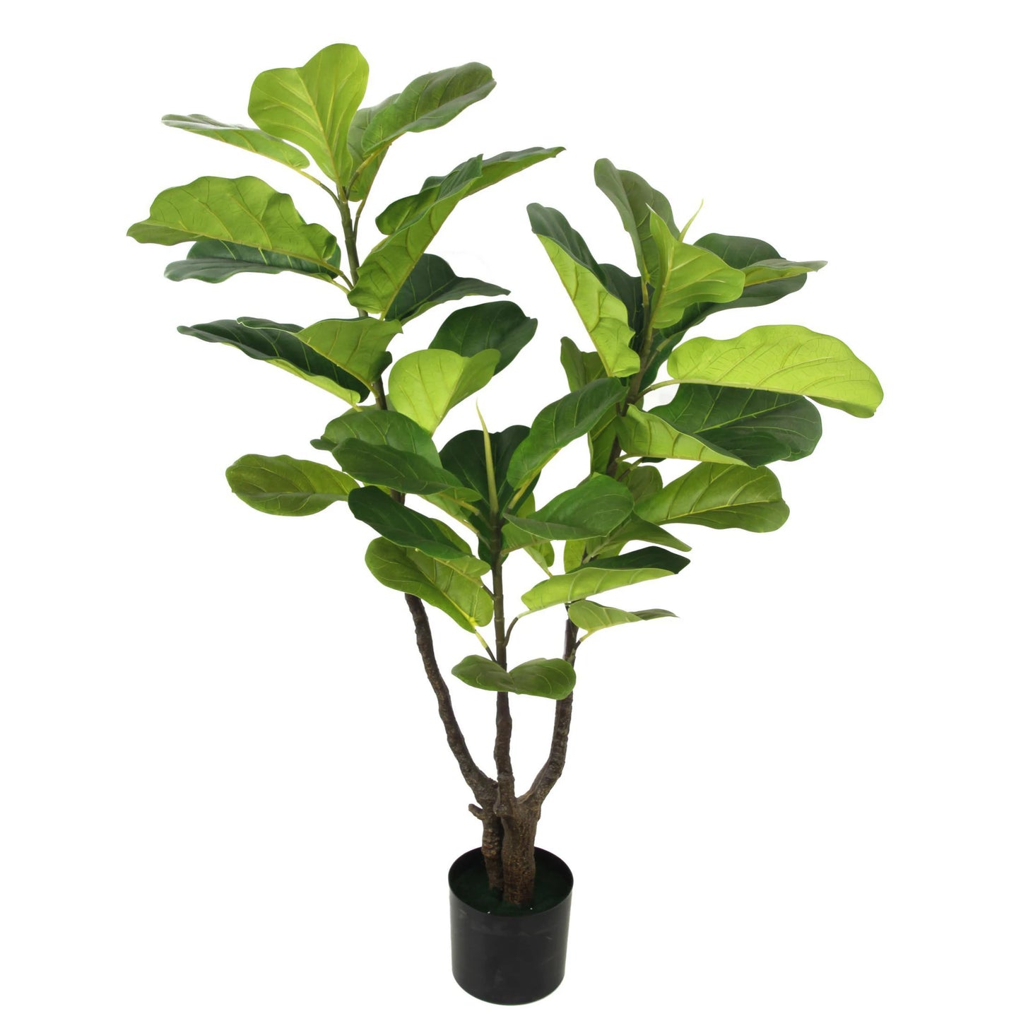 Anti-UV Indoor Hotel House Home Office Decoration 72in 6ft 180cm Fake Ficus Lyrata Plant Artificial Fiddle Leaf Fig Tree in Pot Yooly Plants - YL08109