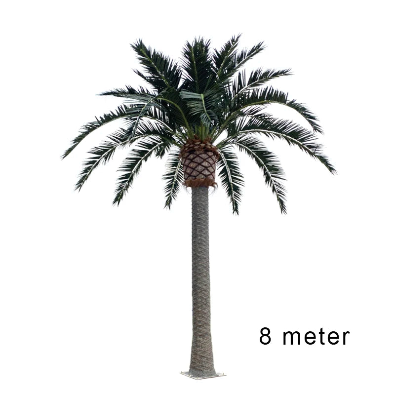 Customized Large Artificial Date Palm Tree Big Fake Seaweed Palm Tree For Garden Hotel Landscaping & Decking Yooly Plants - YL0667