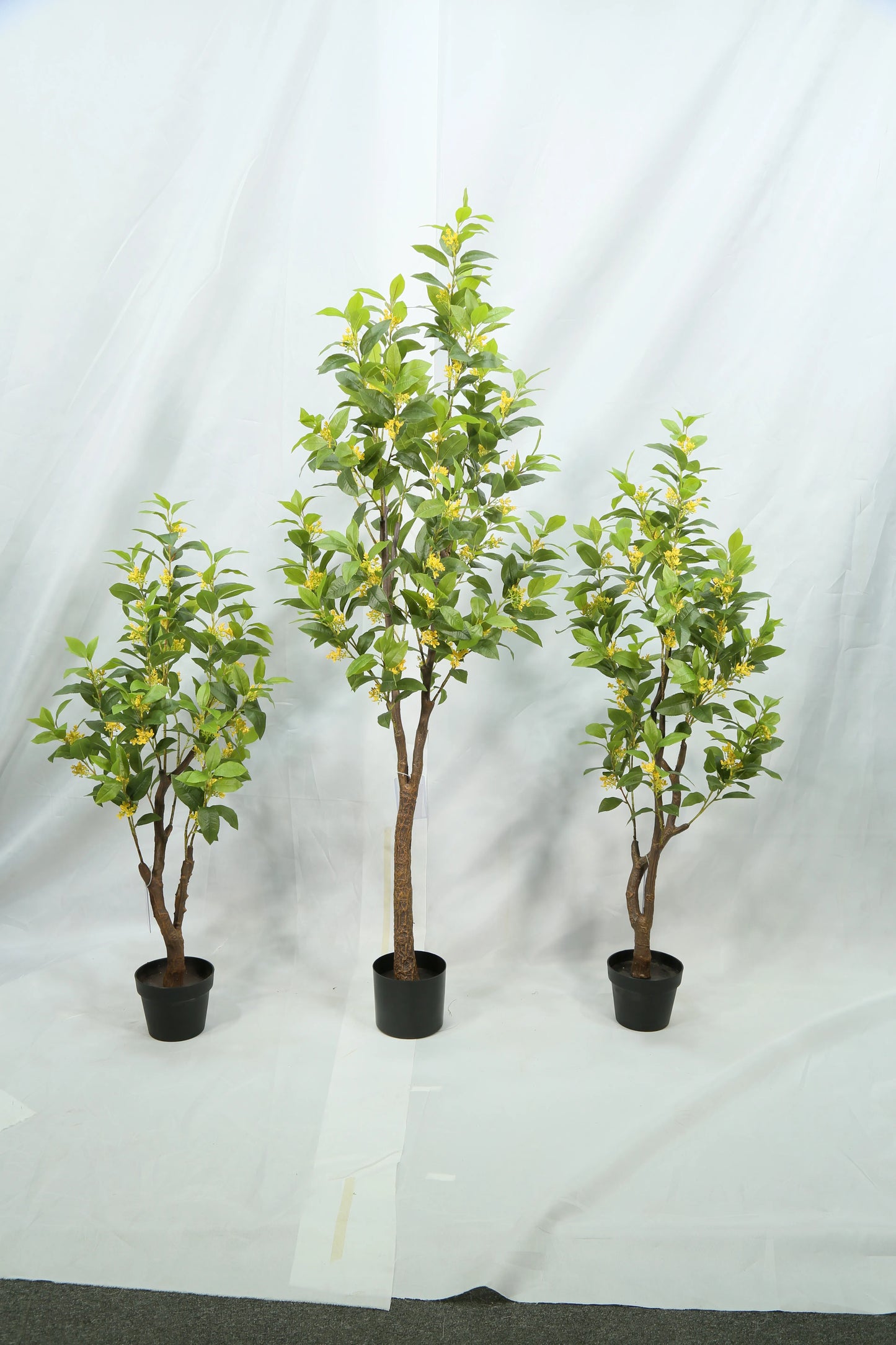 Factory Direct Sale 180CM 6FT Faux Flower Tree Evergreen Artificial Osmanthus Fragrans Sweet Olive Tree For Home Office Decor Yooly Plants - YL0708