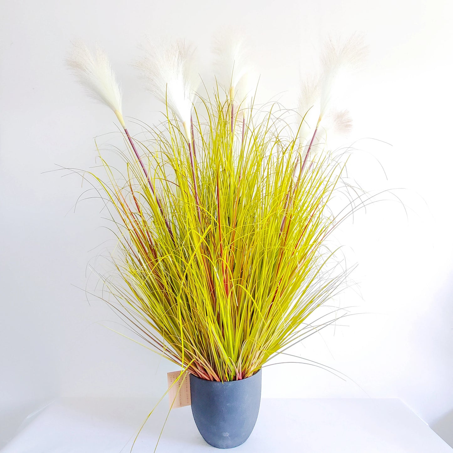 Tall Faux Fluffy Pampas Floral Large Artificial Pompous Grass Branches Plants for Floor Decorations for Home Sapin Artificial Yooly Plants - YLS0059