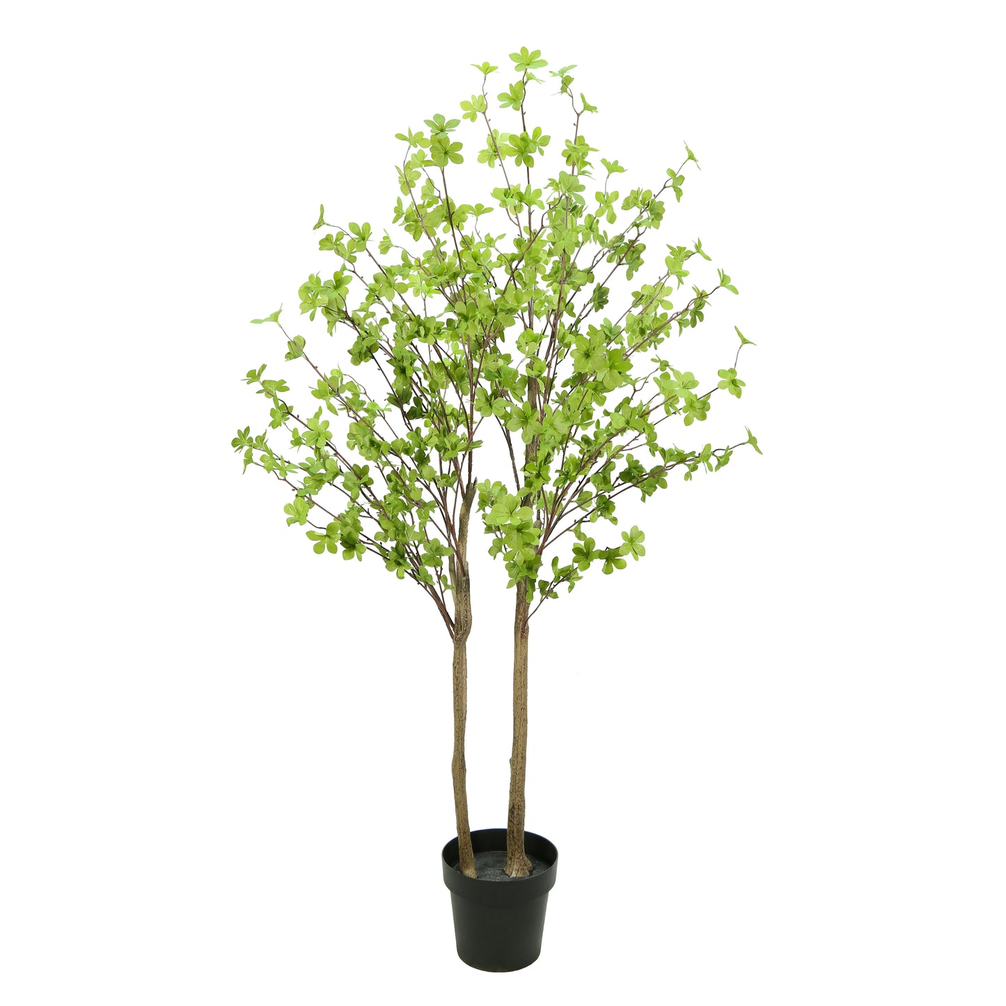 180CM 6FT High Two Natural Looking Trunks Plastic Artificial Bell Tree With Lifelike Branches For Wedding And Living Room Decor Yooly Plants - YL33368