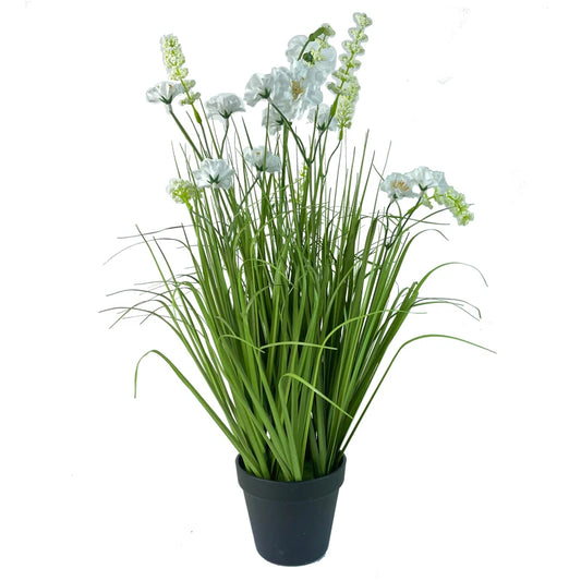 Artificial Onion Grasses Artificial Plants Indoor Plant Decoration White Artificial Flowers Plastic Plants Potted Plants Yooly Plants - YLS9231