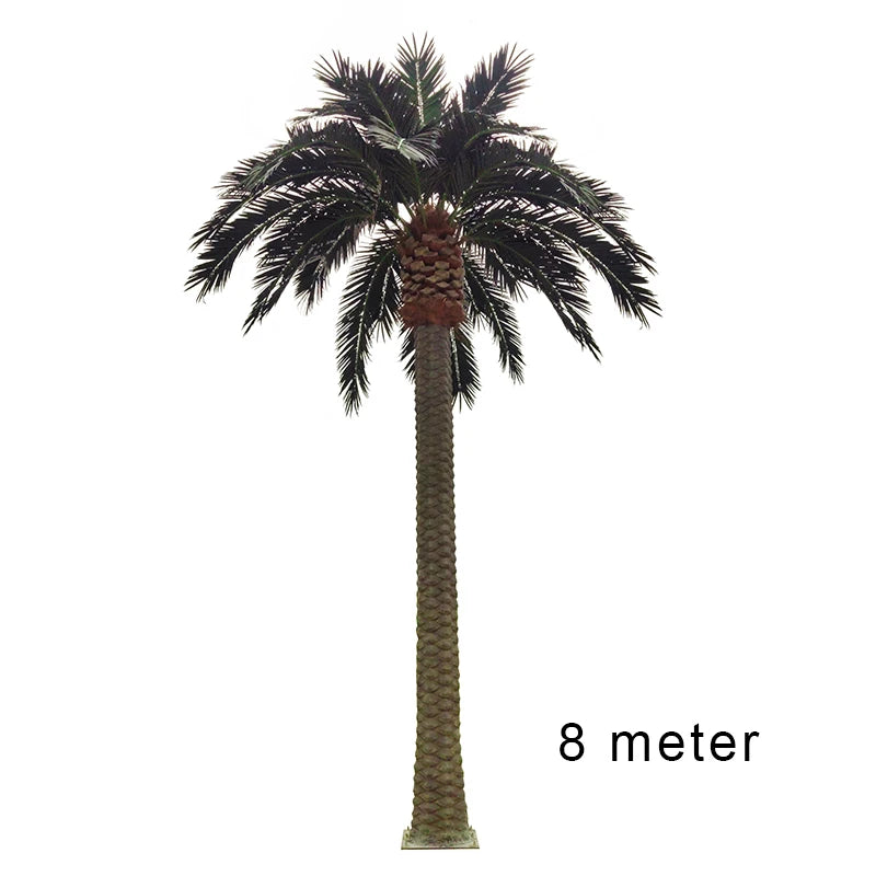 Customized Large Artificial Date Palm Tree Big Fake Seaweed Palm Tree For Garden Hotel Landscaping & Decking Yooly Plants - YL0667