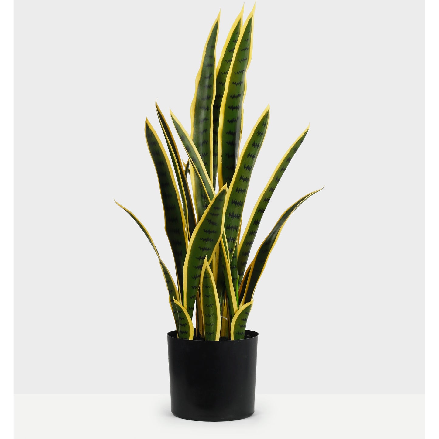 75CM 21 Leaves Artificial Succulent Indoor Fake Sansevieria Outdoor Faux Snake Plant In Pot Yooly Plants - YL05550