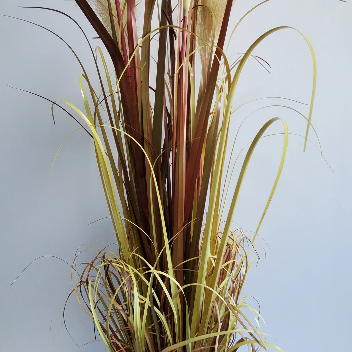 Plastic Timothy Grass Artificial Long Reed Grass Autumn Onion Grass Potted Plants Flower Pot for Home Garden Decor Yooly Plants - YLS0041