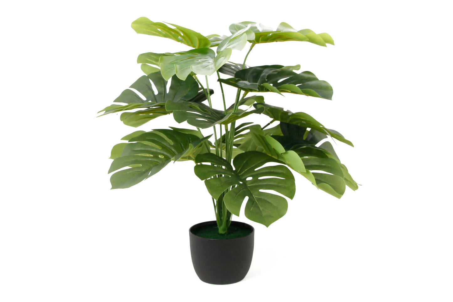 Plastic Leaves Potted Indoor Fake Bonsai Plant Outdoor Greenery Garden Supplies Artificial Monstera Tree Yooly Plants - YL08041