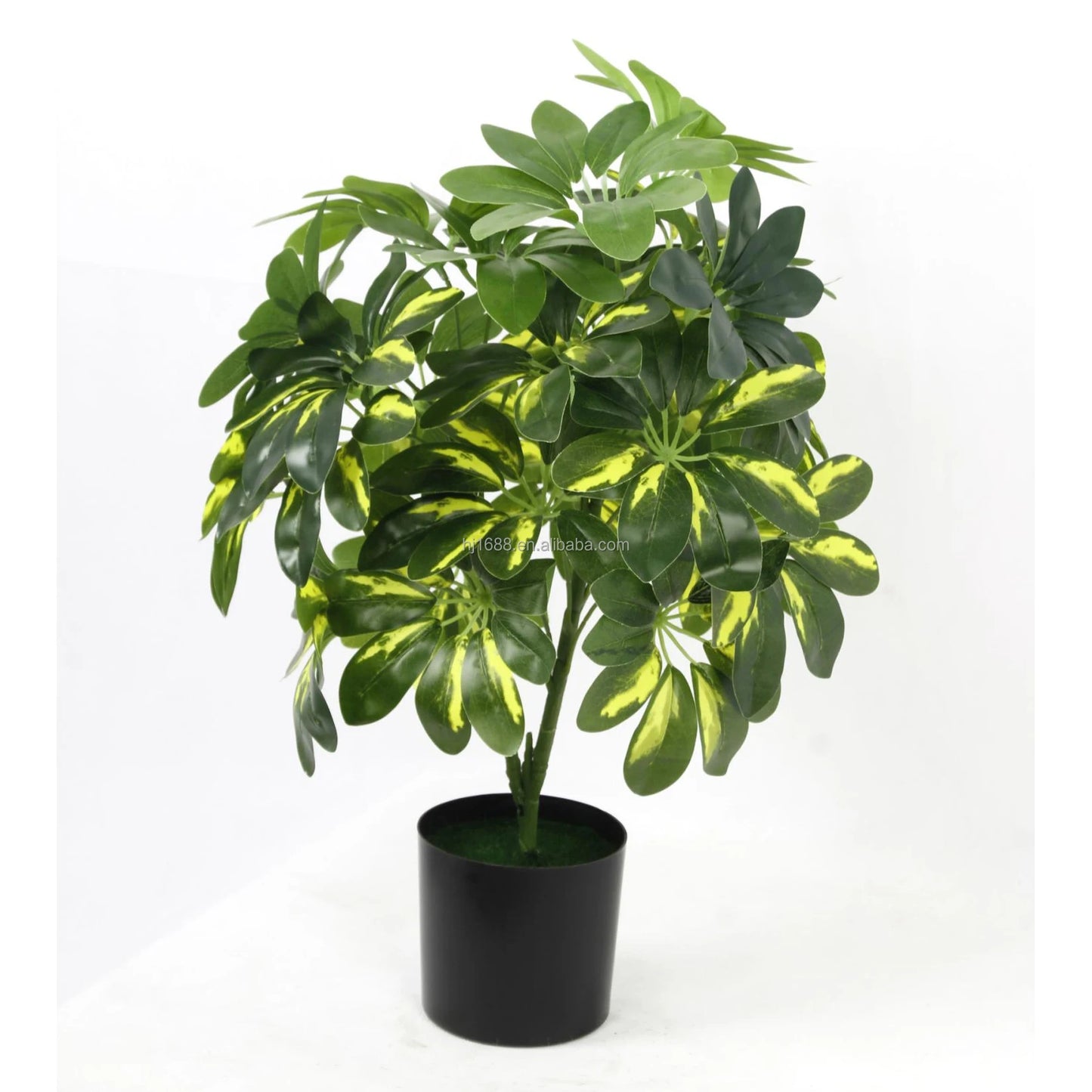 Factory Cheap 150CM 5FT High Simulation Artificial Schefflera Arboricola Fake Umbrella Tree Indoor Decorative Evergreen Tree Yooly Plants - YL08015