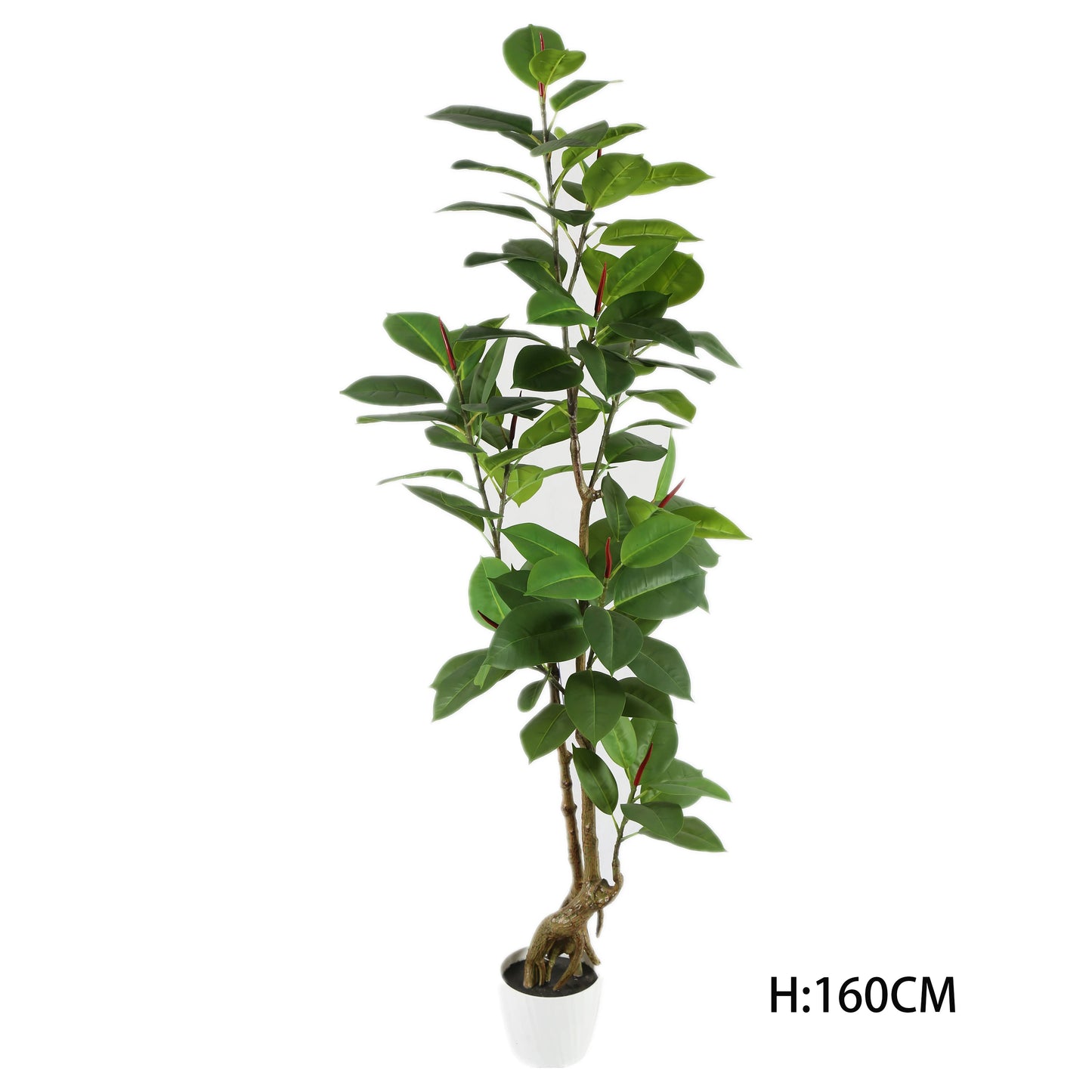 Nordic INS Tropical Faux Oak Tree Bonsai Plant Home & Garden Decorative Artificial Rubber Tree For Backyard Decor Yooly Plants - YL0111