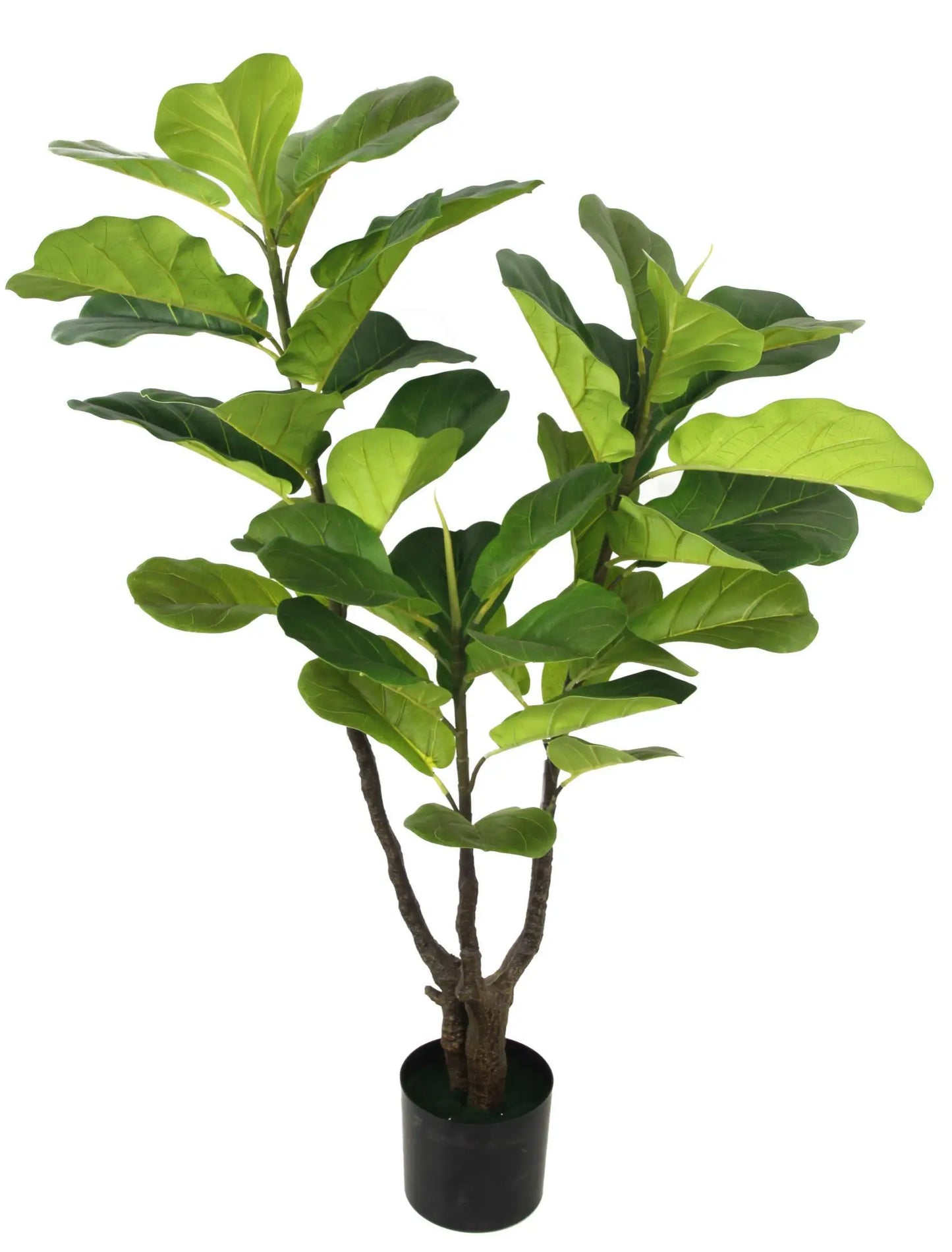 Wholesale High Quality Indoor House Faux Fake Artificial Potted Banyan Lyrata Plants Ficus Fiddle Leaf Fig Tree Yooly Plants - YL08116