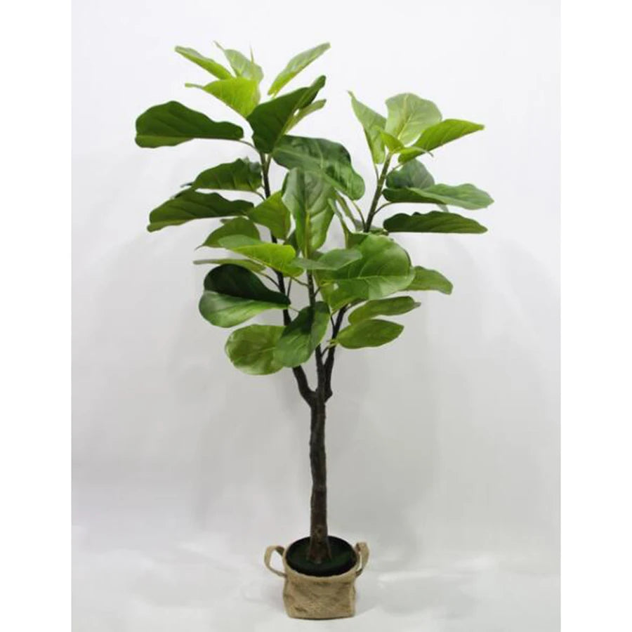 180CM Tall 6Trunks 203 Leaves Real Touch Faux Lyrata Potted Plants Artificial Ficus Fiddle Leaf Fig Tree For Interior Decor Yooly Plants - YL11138