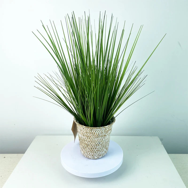 Artificial Onion Grasses Artificial Plants Indoor Plant Decoration White Artificial Flowers Plastic Plants Potted Plants Yooly Plants - YLS9231