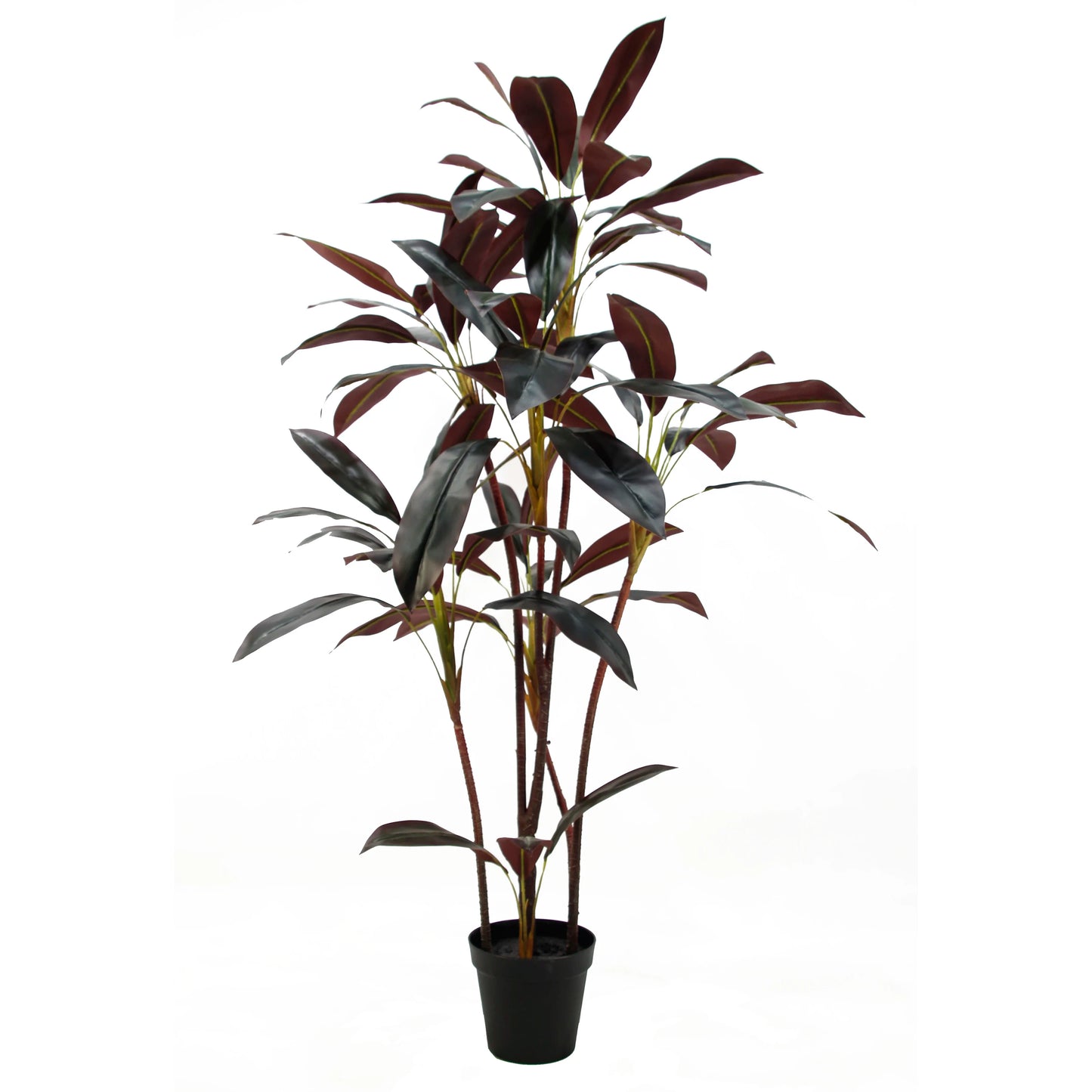 Factory Wholesale Big 180CM 6FT Tall Realistic Tropical Plastic Artificial Plant Faux Cordyline Fruticosa Plant In Pot For Sale Yooly Plants - YL3028