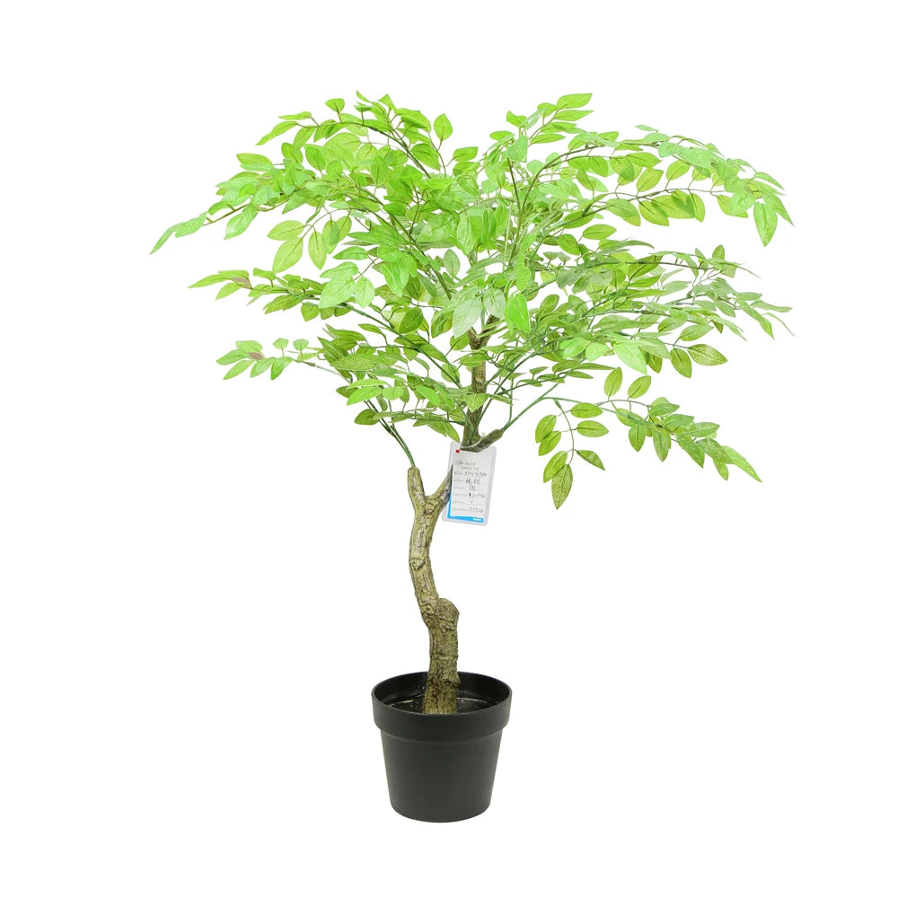 Factory Big Fake Plastic Bonsai Plant Artificial Locust Tree With Green Leaves Yooly Plants - YL0630