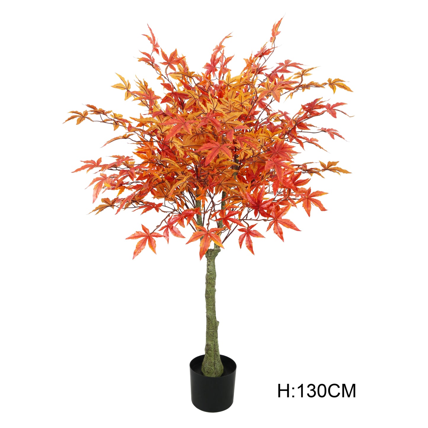 China Supplier 200CM House Plant Plastic Trunk Red Silk Leaves Fake Maple Tree Artificial Autumn In Pot For Interior Decor Yooly Plants - YL1061