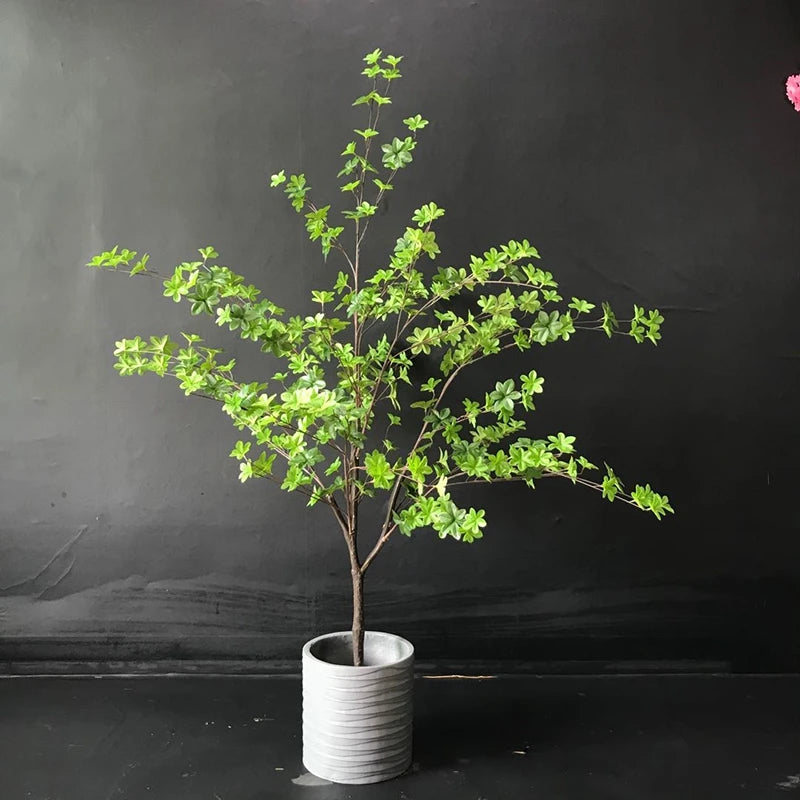 180CM 6FT High Two Natural Looking Trunks Plastic Artificial Bell Tree With Lifelike Branches For Wedding And Living Room Decor Yooly Plants - YL33368