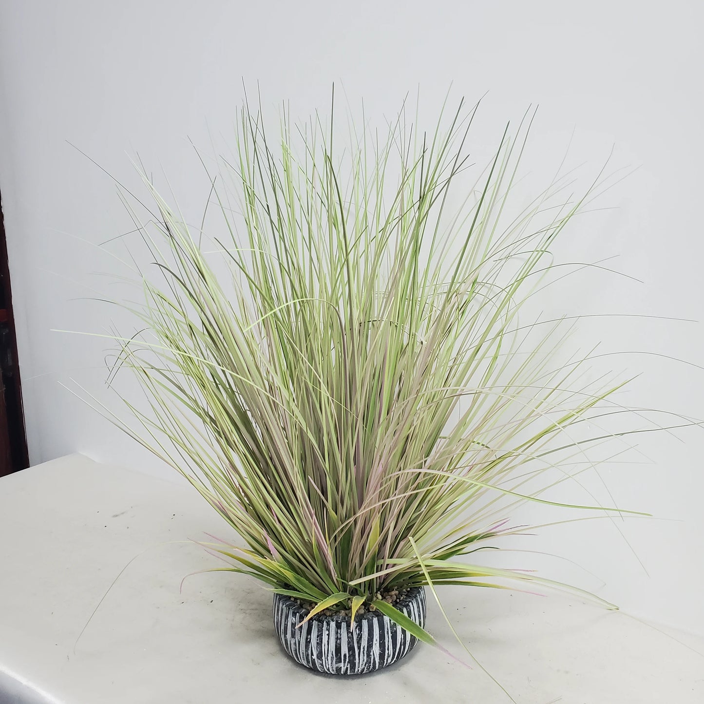 Pure Grass Ceramic Potted Plants Decor Plastic Artificial Grass For Indoor Decoration Yooly Plants - YLS0023