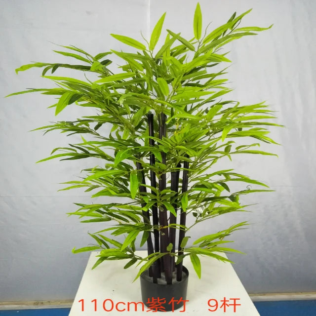 Wholesale Fake Potted Bonsai Plastic Outdoor Bamboo Plantas Artificiales Silk Fence Artificial Bamboo Tree 3m For Backyard Decor Yooly Plants - YL07597