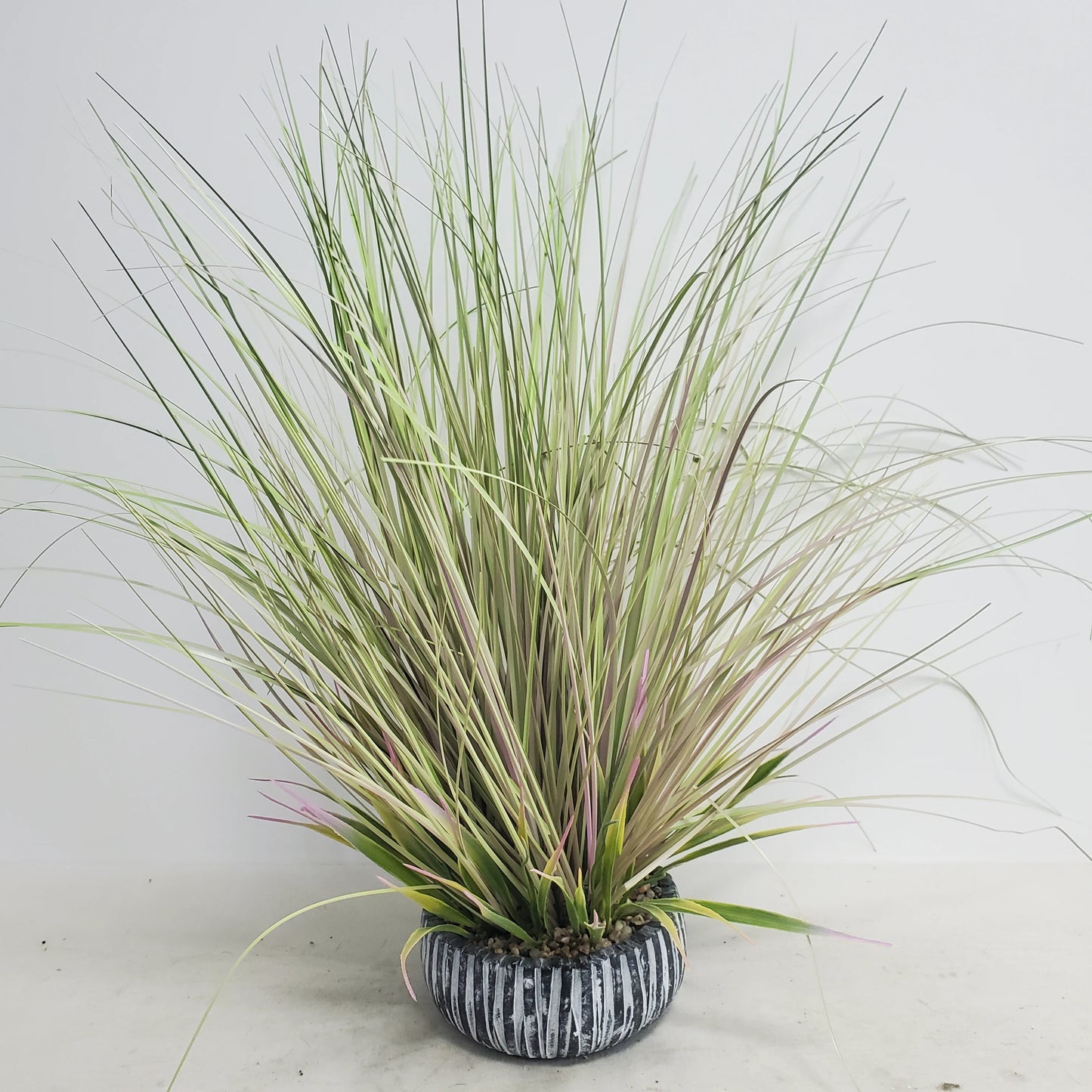 Pure Grass Ceramic Potted Plants Decor Plastic Artificial Grass For Indoor Decoration Yooly Plants - YLS0023