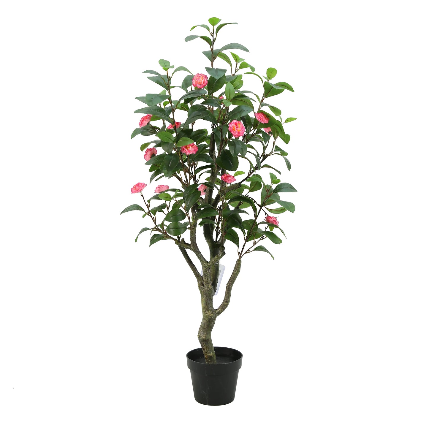 120CM 4FT High Quality Faux Decorative Plant Artificial Camellia Japonica Tree With Pink or White Flowers Yooly Plants - YL12191