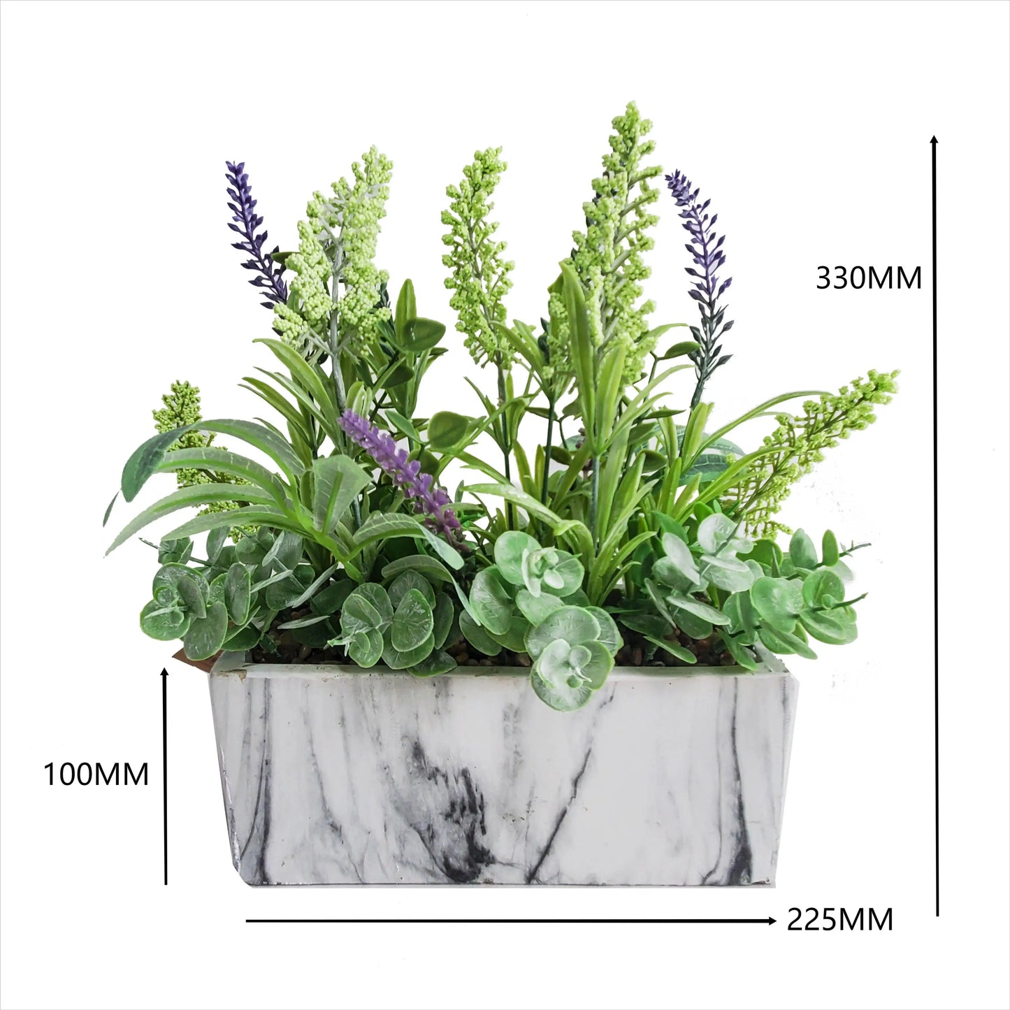 Mini Succulents Artificial Plant Plastic Potted Flowers Faux Assorted Plants for Home Table Decoration Yooly Plants - YLS0017