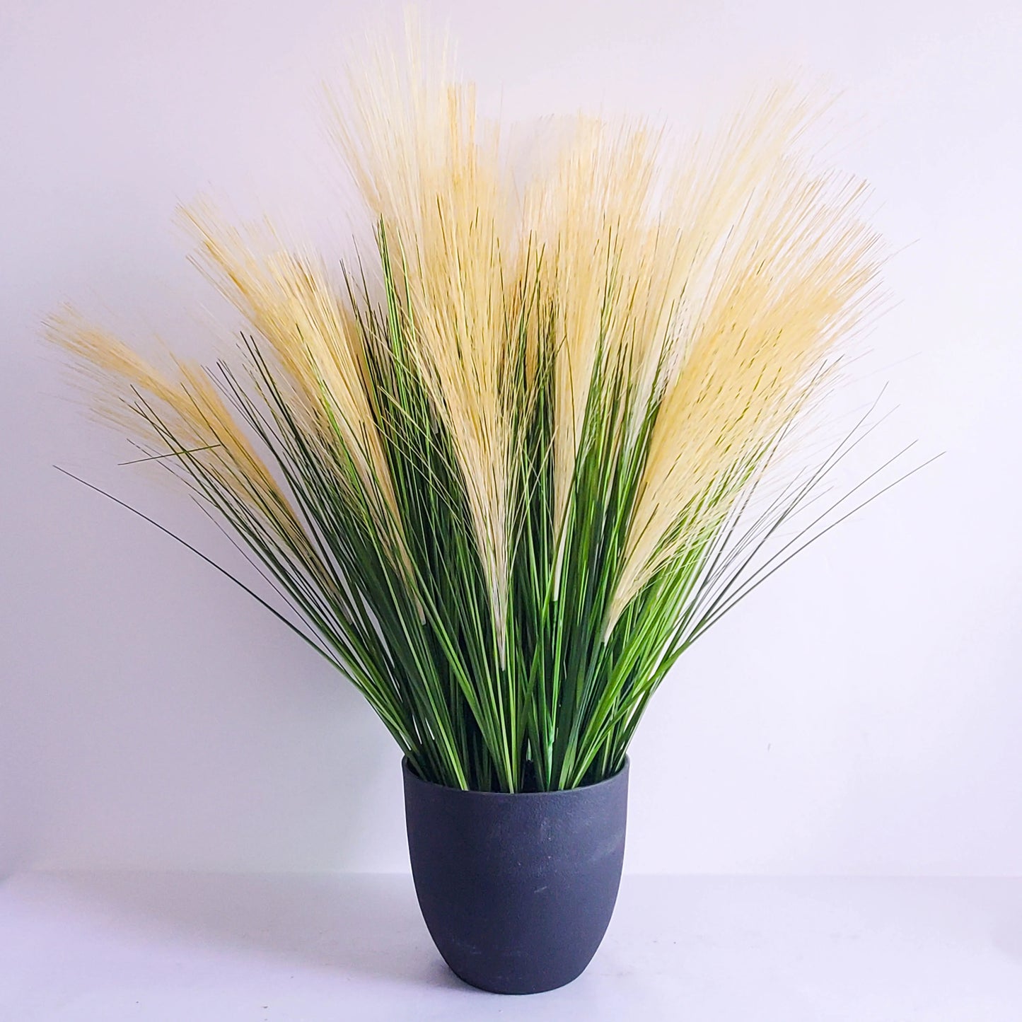 Wholesale Indoor Decorative Plastic Simulation Dog-Tail-Grass yellow Artificial Reed Onion Grass Potted Plant Yooly Plant - YLS0015