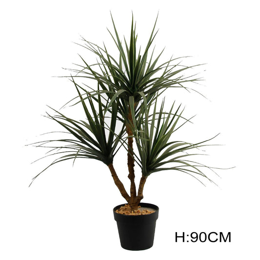 Real Touch 90CM 3FT High Simulation Greenery Faux Dragon Plant Dracena Artificial Tree For Interior Decor Yooly Plants - YL10113