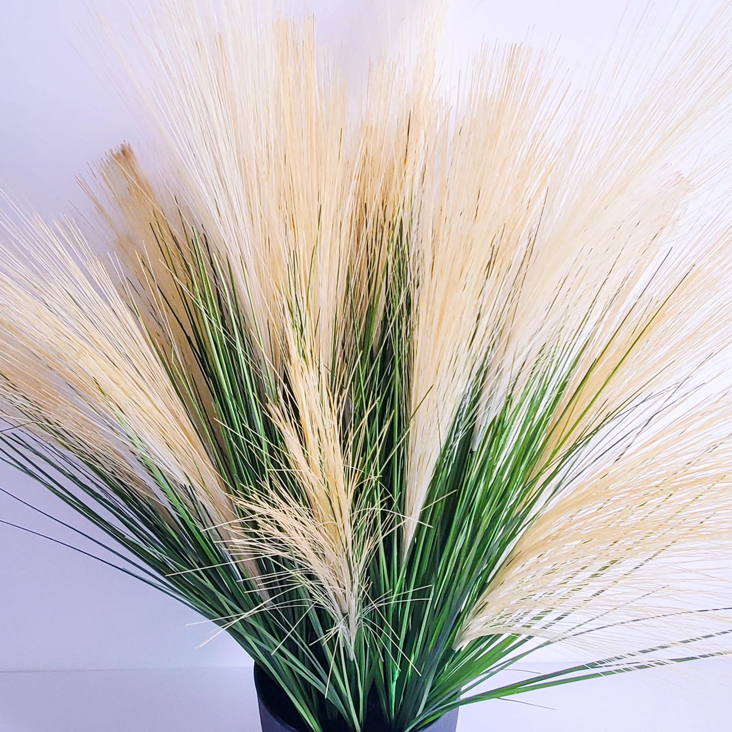 Wholesale Indoor Decorative Plastic Simulation Dog-Tail-Grass yellow Artificial Reed Onion Grass Potted Plant Yooly Plant - YLS0015