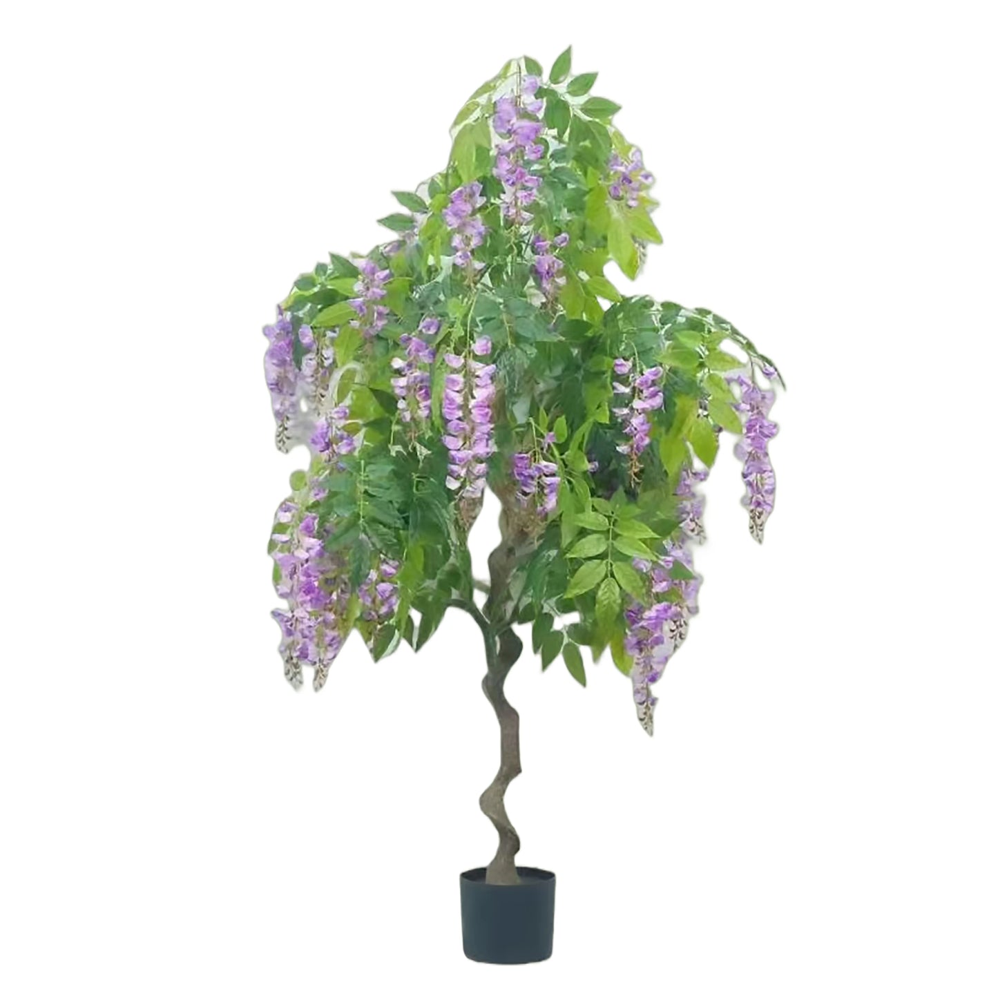 Factory Wholesale Real Touch Potted Faux Wisteria Flowers Tree Artificial White Wisteria Tree For Indoor Home Garden Decor Yooly Plants - YL4023