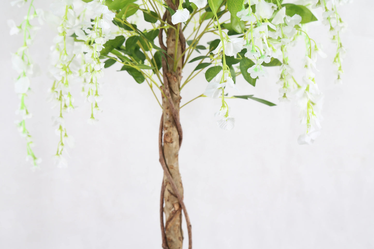 Factory Wholesale Real Touch Potted Faux Wisteria Flowers Tree Artificial White Wisteria Tree For Indoor Home Garden Decor Yooly Plants - YL4023