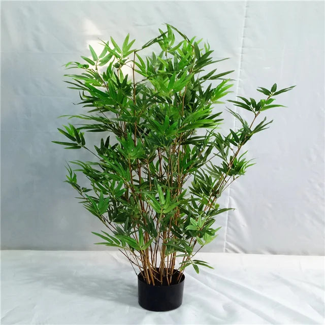 Wholesale Fake Potted Bonsai Plastic Outdoor Bamboo Plantas Artificiales Silk Fence Artificial Bamboo Tree 3m For Backyard Decor Yooly Plants - YL07597