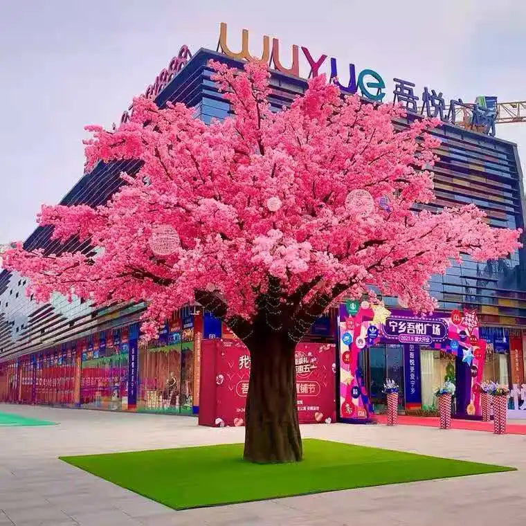 Pink White Red Artificial Indoor Cherry Blossom Tree Arches Fake Sakura Cherry Blossom Plant Yooly Plants - YL0666