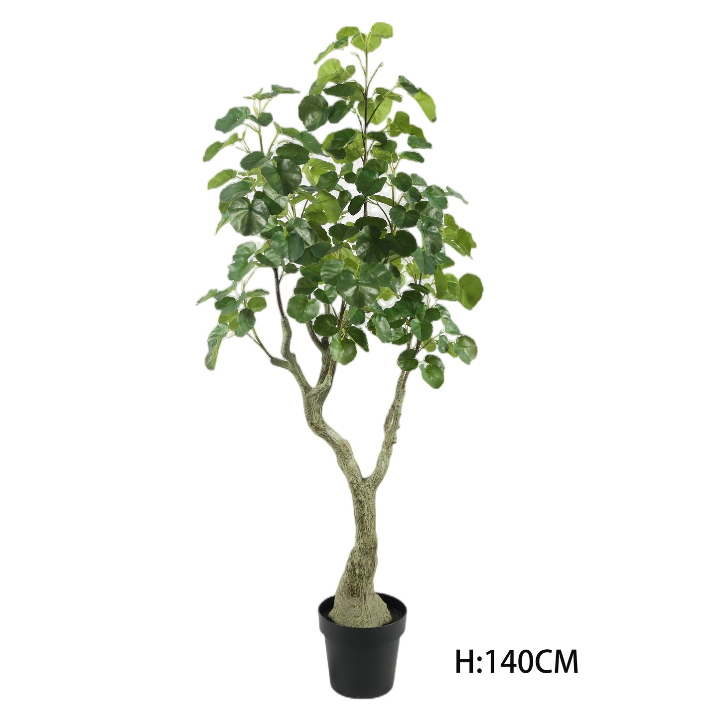 120CM Tall Faux Potted Bonsai Plant Malus Spectabilis Artificial Crabapple Tree For Interior Decor Yooly Plants - Y;225017