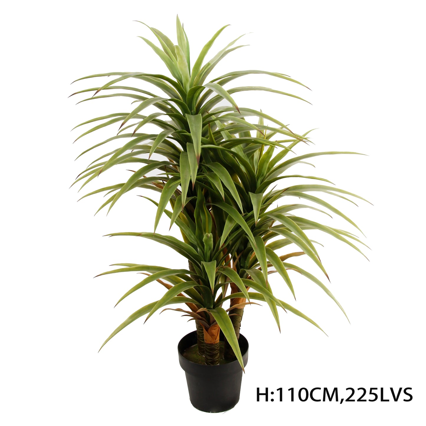 100cm High Simulation Artificial Dragon Blood Tree Potted Green Plant For Hotel Restaurant Bar Home Decoration Yooly Plants - YL3036