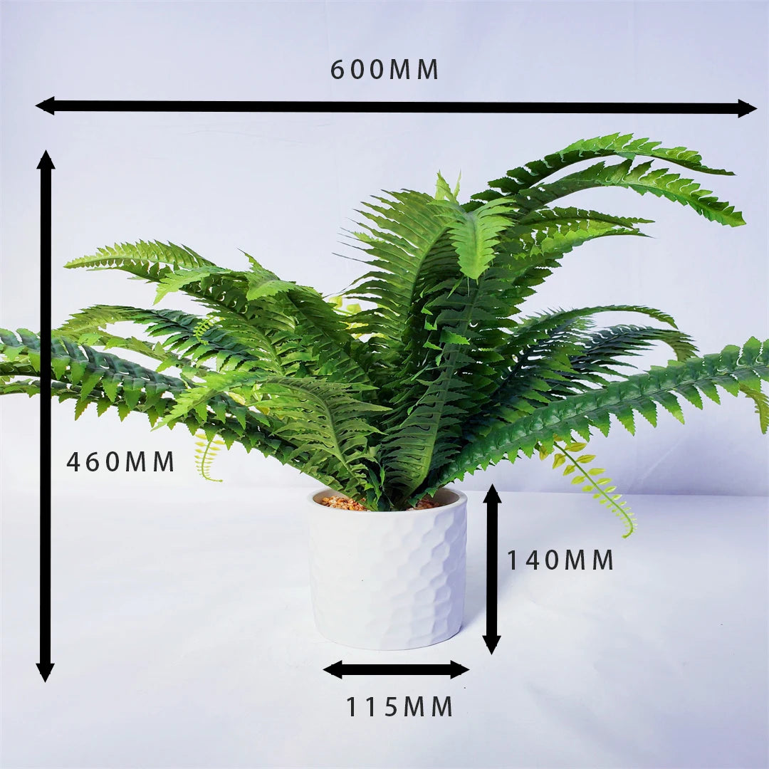 Artificial Fern Artificial Plants Scutellaria Tree Large Tropical Leaves Decorations Palm Leaves Simulation Artificial Plants Leaf  Yooly Plant - YLS0034